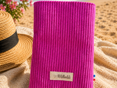 Housse de Livre de Poche Fuchsia
