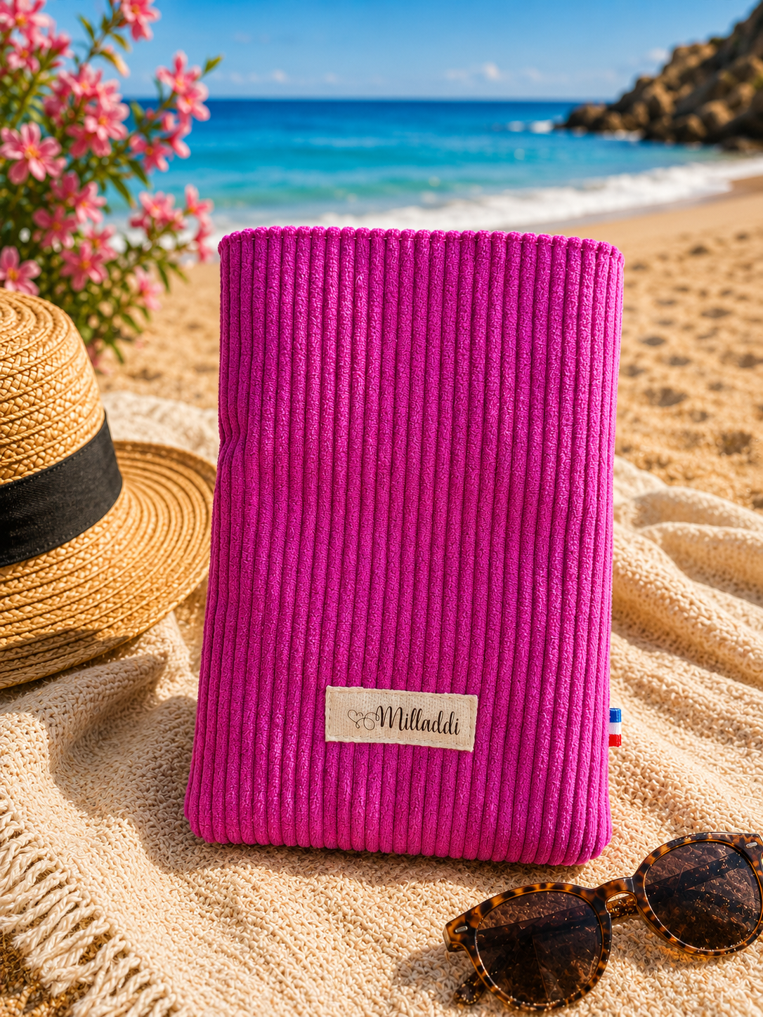 Housse de Livre de Poche Fuchsia