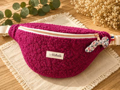 Sac Banane Bouclette Magenta