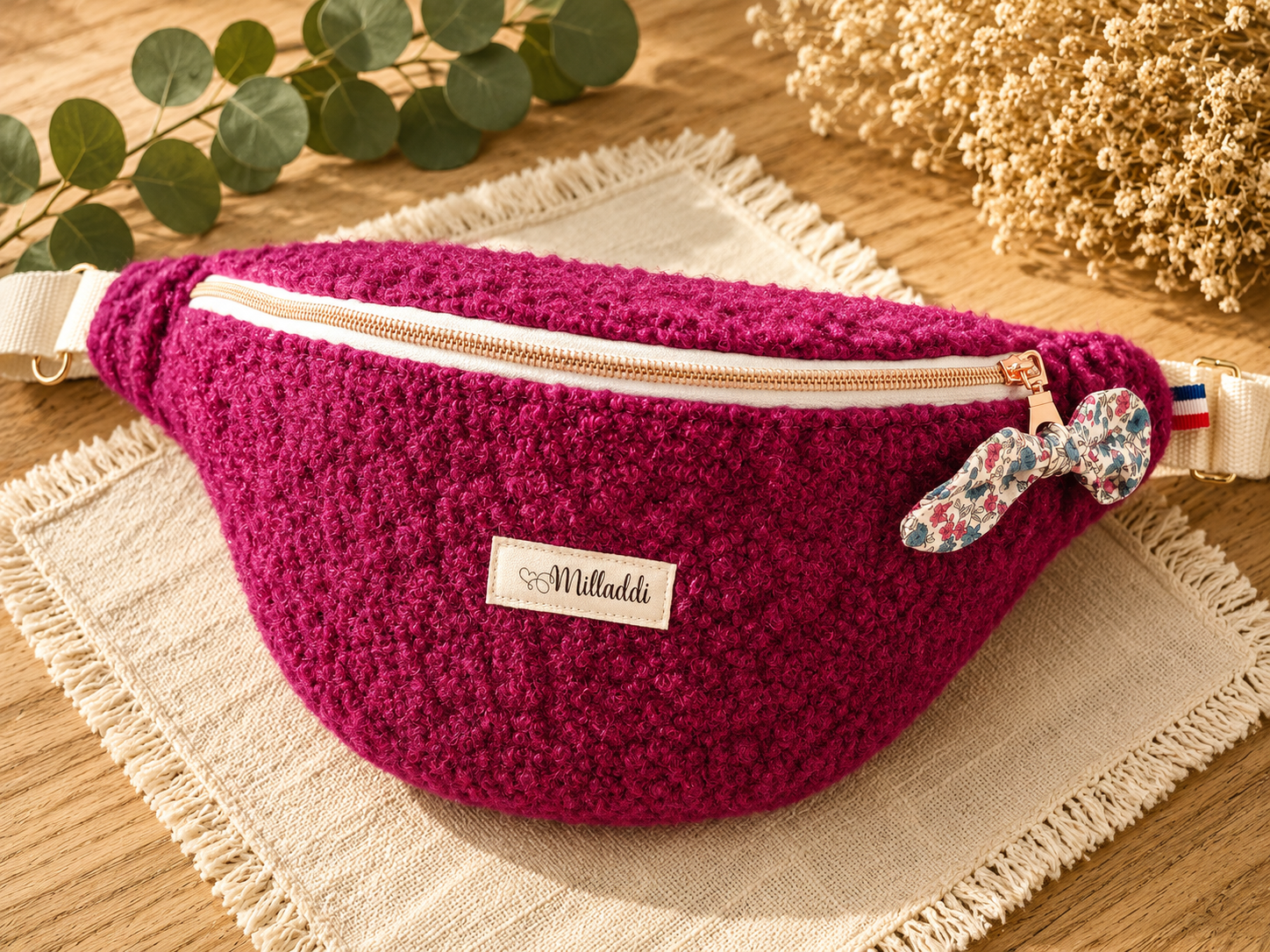 Sac Banane Bouclette Magenta