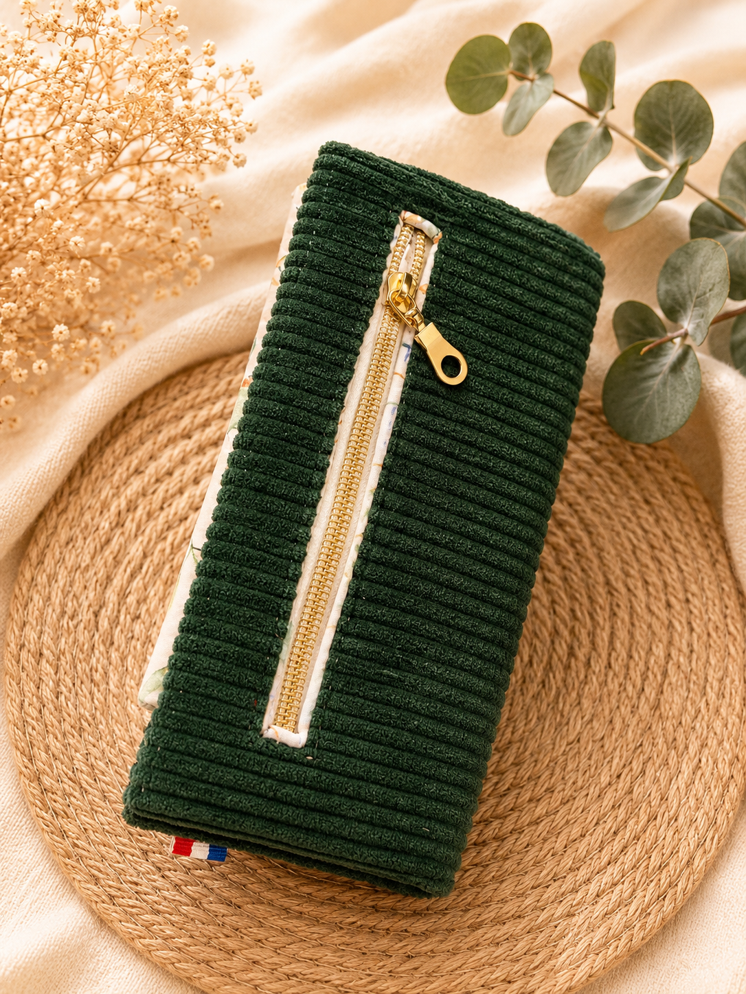 Porte Monnaie à Rabas Vert Sapin – Image 2