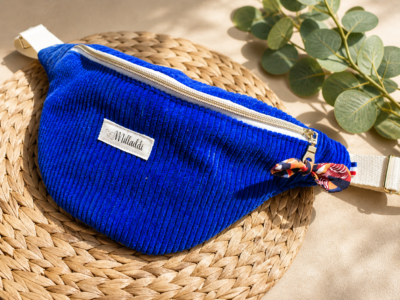 sac banane Bleu roi