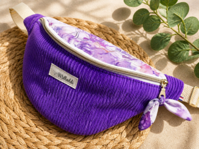 Sac Banane Bi matière Violetta