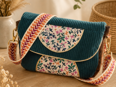Sac Besace Doré personnalisable