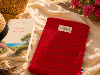 Housse de Livre de Poche Rouge Amour