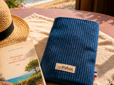 Housse de Livre Poche Bleu Jeans